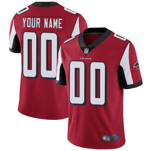 Limited Red Men Home Jersey NFL Customized Football Atlanta Falcons Vapor Untouchable